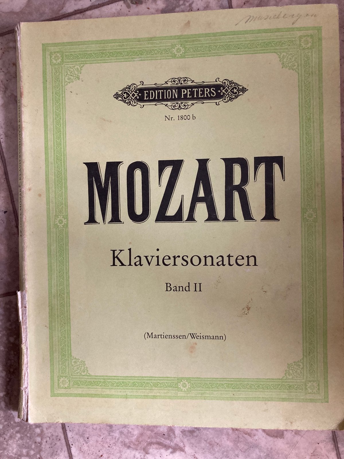 Bladmuziek piano, Gebruikt, Klassiek, Ophalen of Verzenden, Artiest of Componist