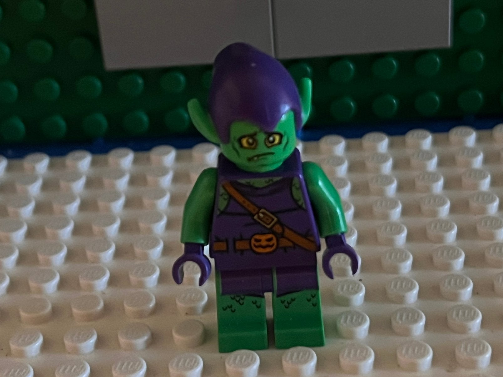 Lego green globlin leuke minifiguur, Ophalen of Verzenden, Zo goed als nieuw