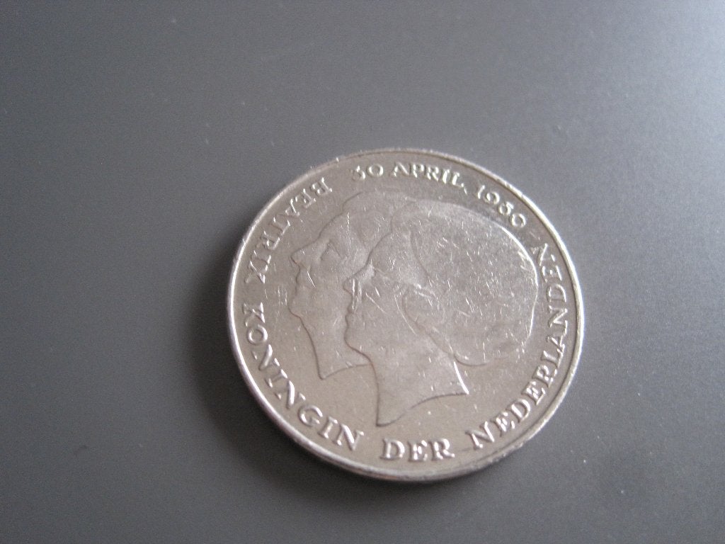 2½ gulden munt Koningin Beatrix 30 april 1980 Troonwisseling, Postzegels en Munten, Ophalen of Verzenden, Koningin Beatrix, 2½ gulden