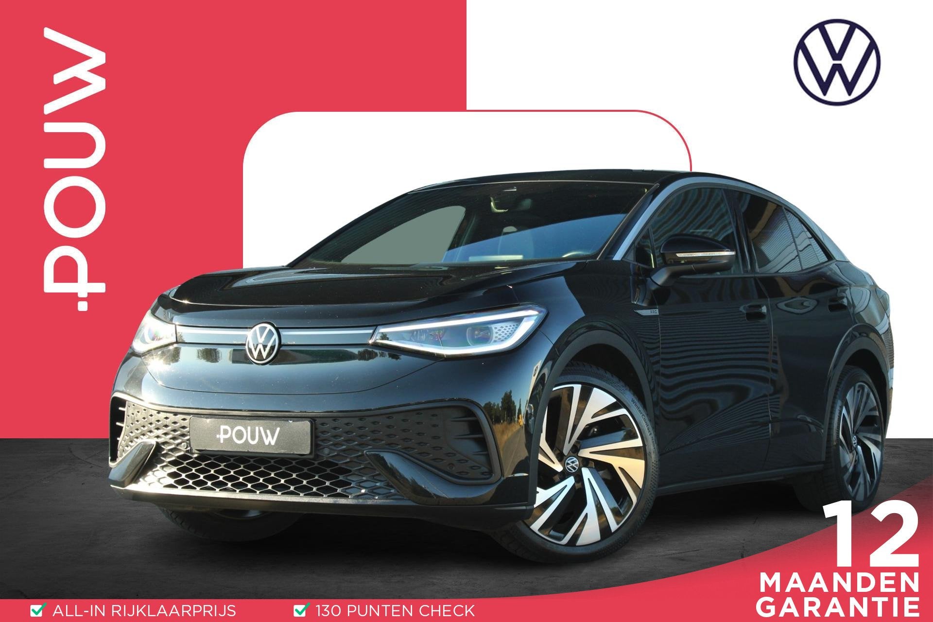 Volkswagen ID.5 Pro 204pk 77 kWh Performance | SoH 00% | War, Auto's, Volkswagen, Automaat, 12 maanden, Achterwielaandrijving