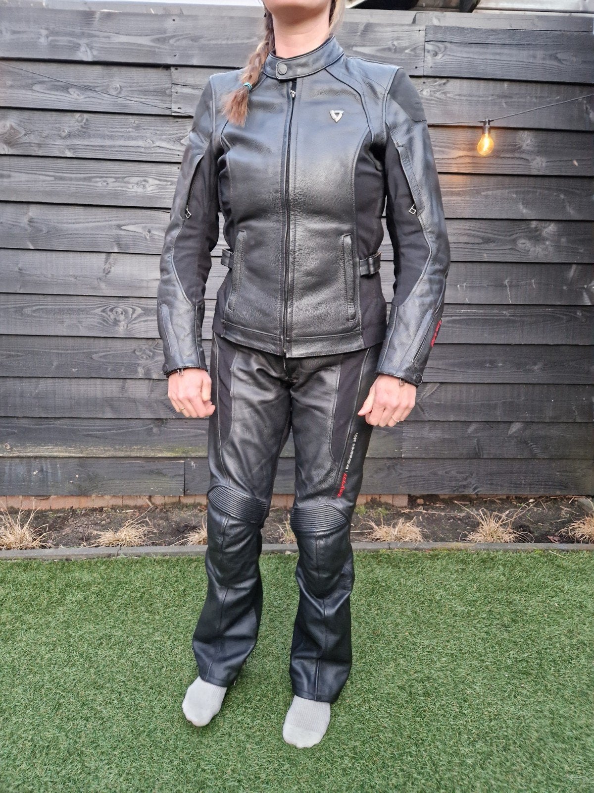 Revit Dames Leren Combipak - Maat S/M, Motoren, Kleding | Motorkleding, Combipak, Dames, Tweedehands, Ophalen of Verzenden