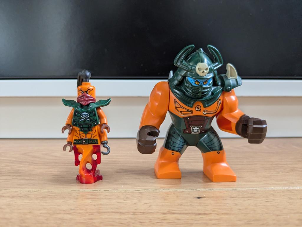 Nadakahn en Dogshank lego Ninjago skybound (zeldzaam), Ophalen of Verzenden, Zo goed als nieuw