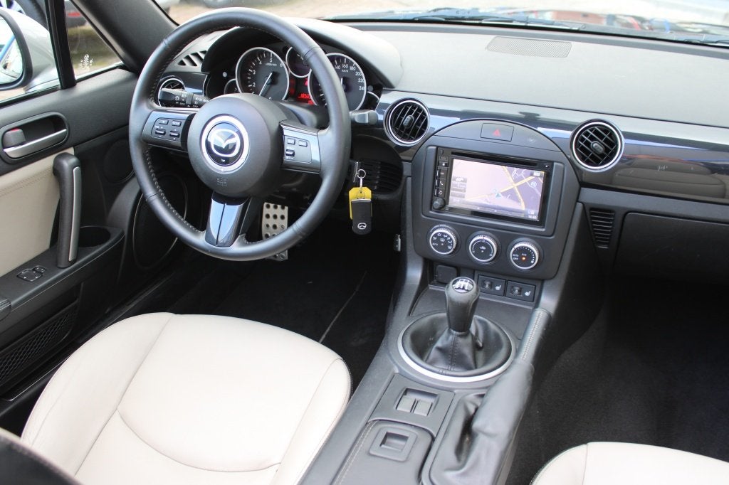 Mazda MX-5 1.8 Hanabi | Leder | Navi | Cruise | Clima | Lich, 127 pk, Euro 5, Achterwielaandrijving, 4 cilinders
