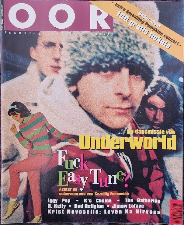 OOR 5-1996 Underworld Gathering Pop K's Choice Novoselic, Ophalen of Verzenden, Zo goed als nieuw, Muziek, Film of Tv
