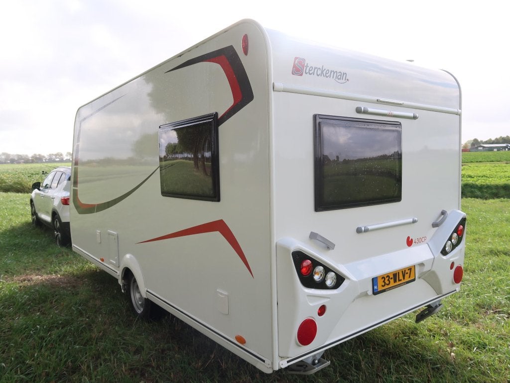Sterckeman Easy 430 CP / Walker voortent, Sterckeman, Bedrijf, Treinzit, Dwarsbed