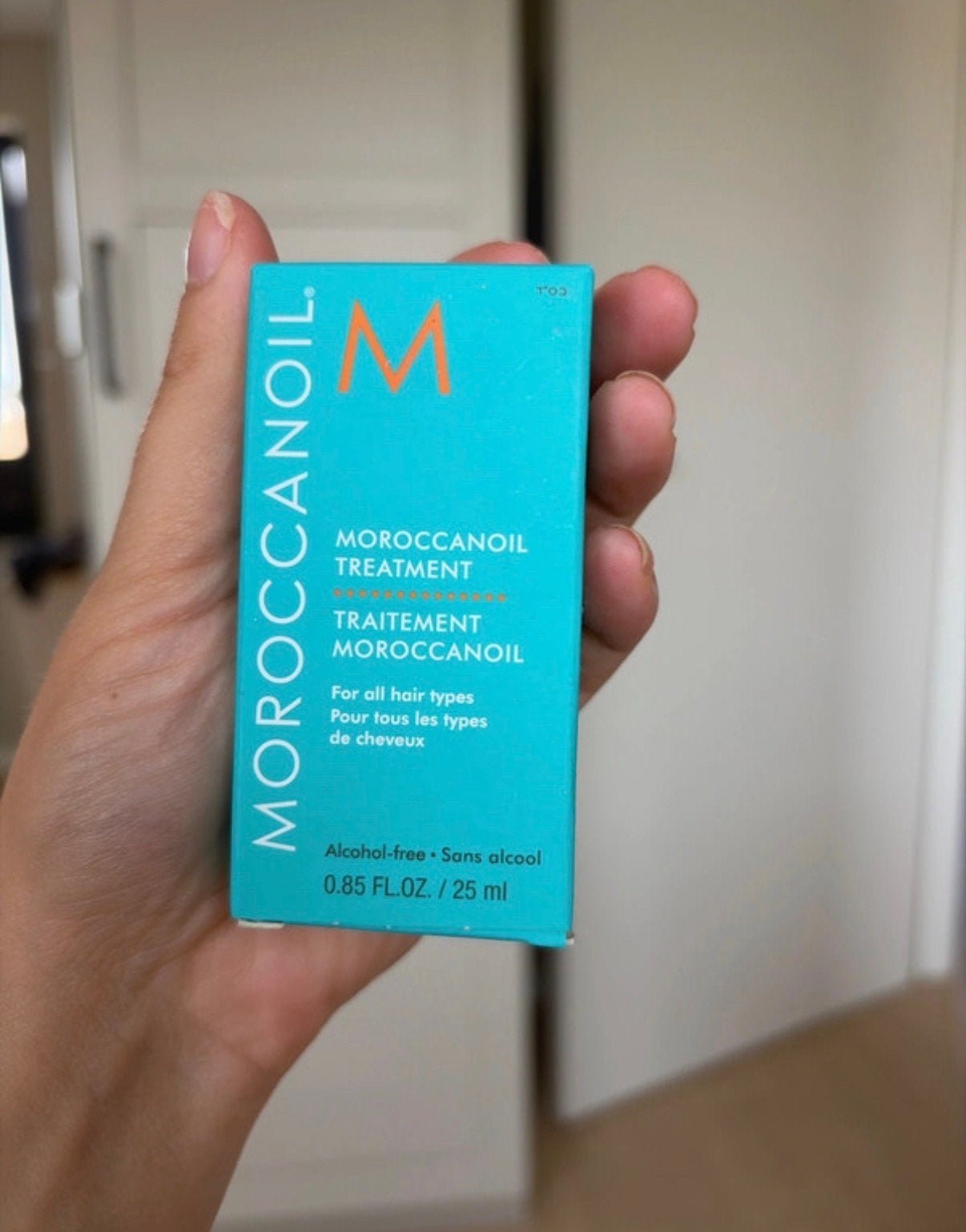 Moroccanoil Treatment 25ml - Haarverzorging, Ophalen of Verzenden, Nieuw, Haarverzorger of -hersteller