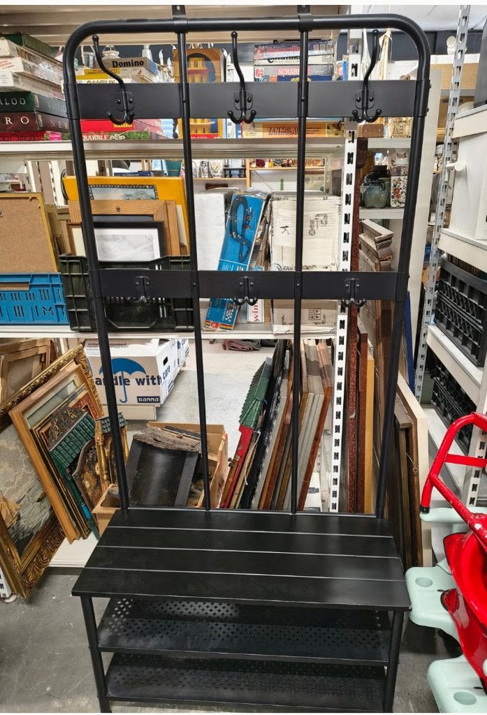 ikea Nippen kapstok met schoenenrek, Ophalen, Gebruikt, ., .