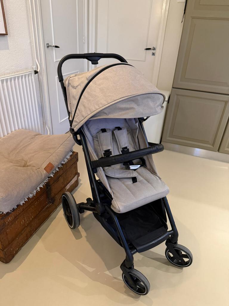 Deryan Rolo Buggy Nougat ZGAN, Ophalen, Zo goed als nieuw, Overige merken, Verstelbare rugleuning