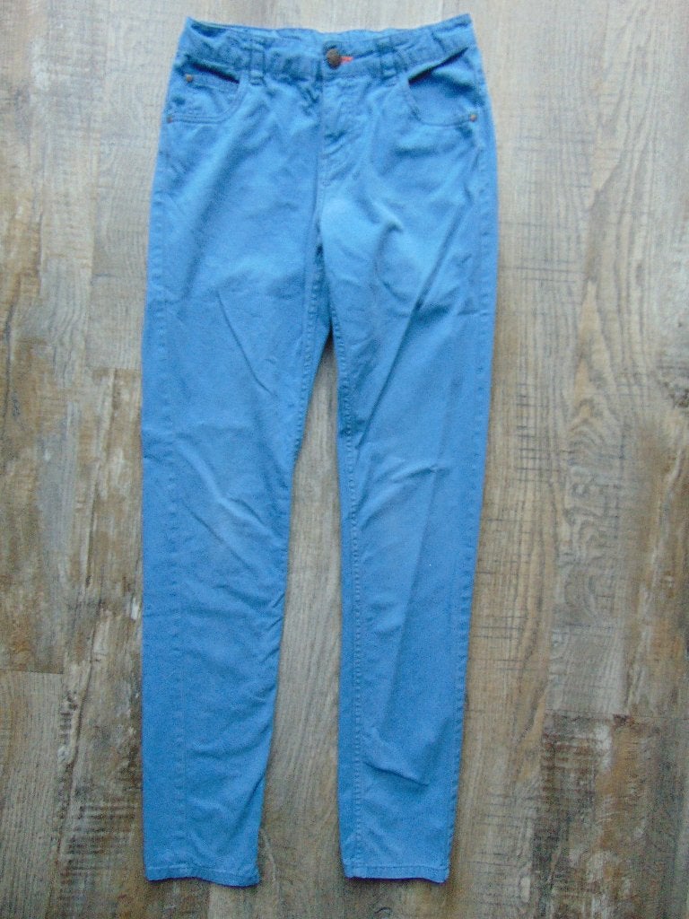 Lange broek spijkerbroek blauw maat 164 Hema, Broek, Gebruikt, Ophalen of Verzenden, Hema