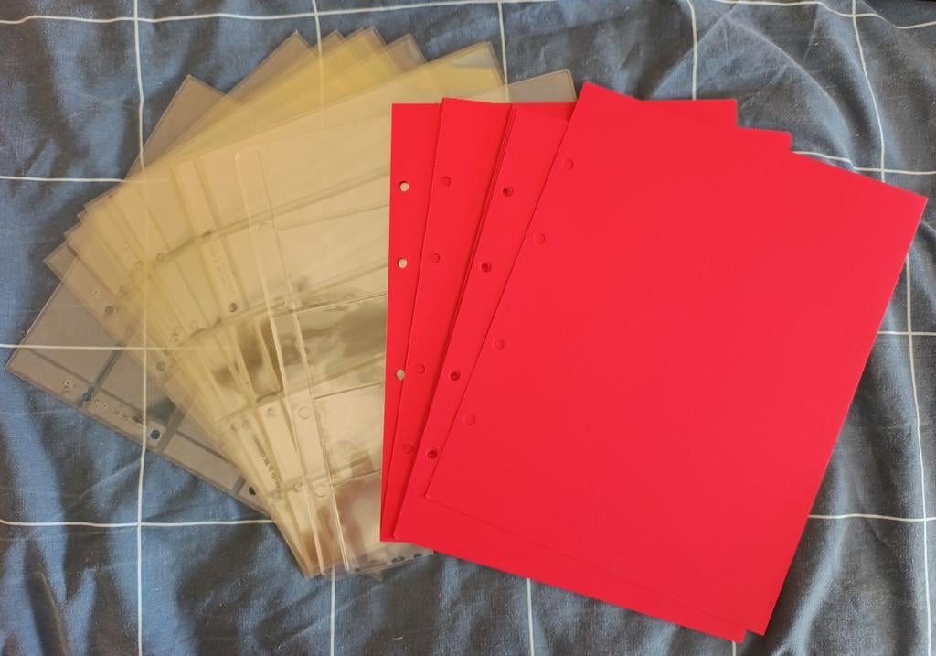 Insteekhoezen voor postzegels met schutbladen, Ophalen of Verzenden