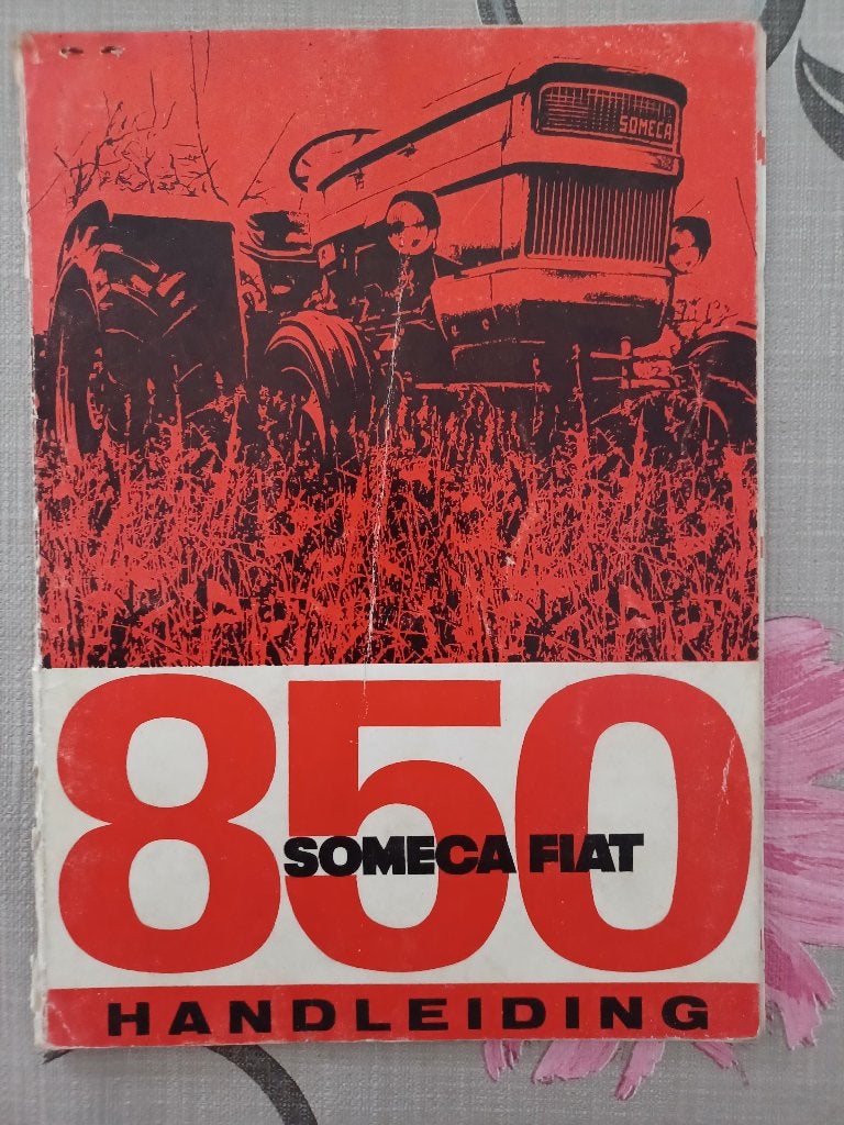 Bedieningshandleiding Fiat Someca 850 Nederlandstalig, Ophalen of Verzenden, Gelezen, Tractor en Landbouw