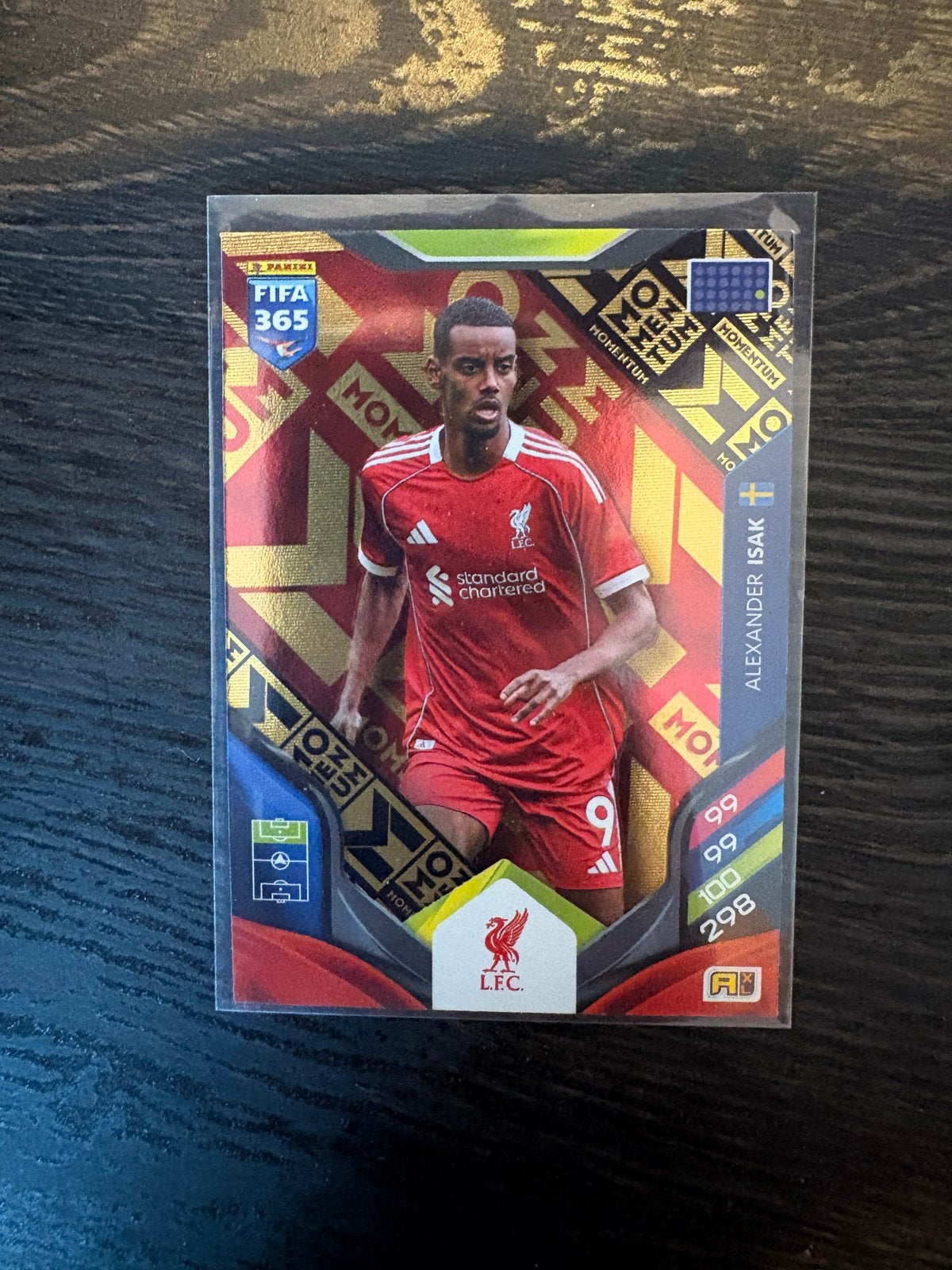 Alexander Isak FIFA 365 Momentum Kaart - red edition, Ophalen of Verzenden, Nieuw, Buitenlandse clubs, Spelerskaart