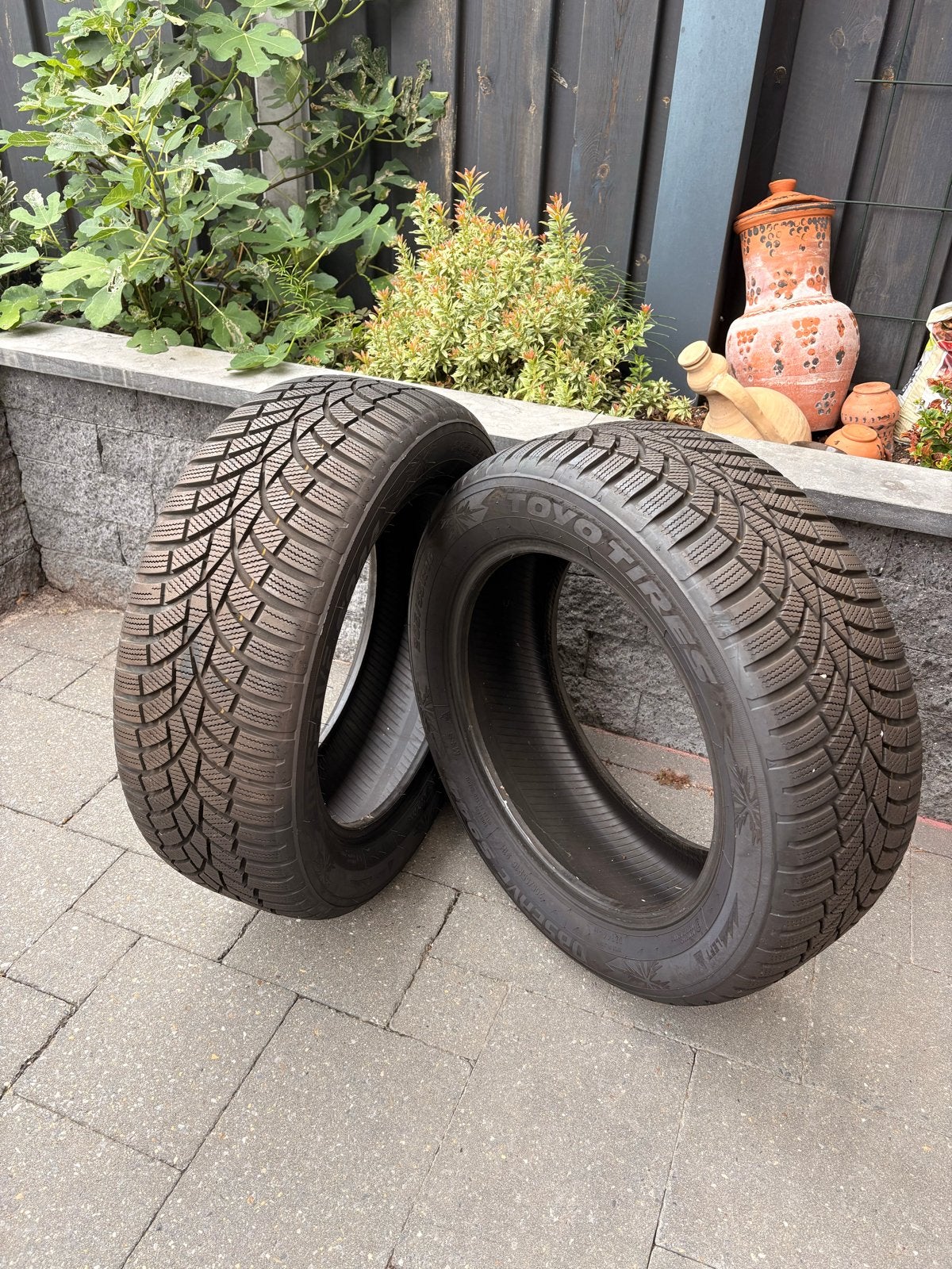 2 Winterbanden - Toyo Observe S944 205/55R16 91H, Ophalen, 16 inch, Nieuw, Band(en)