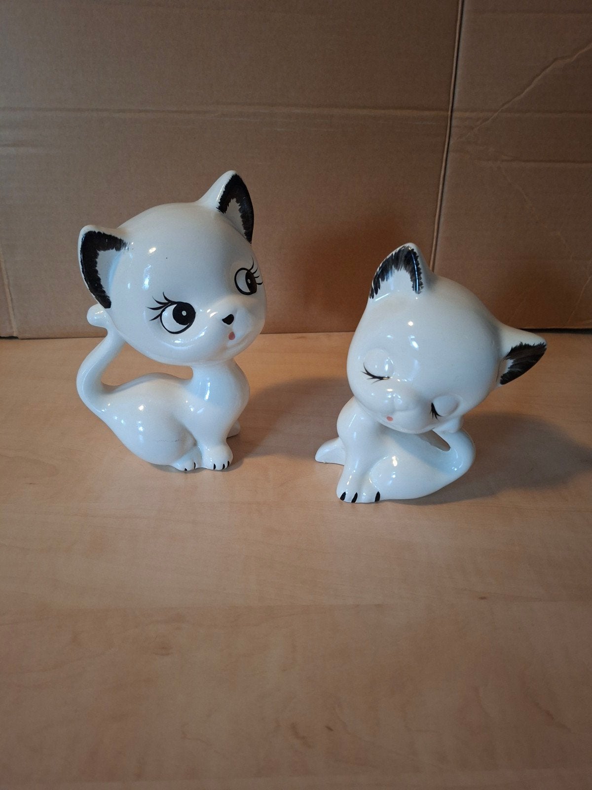 Kattenbeeldjes - Set van 2, Verzamelen, Ophalen of Verzenden, Nieuw, Dier