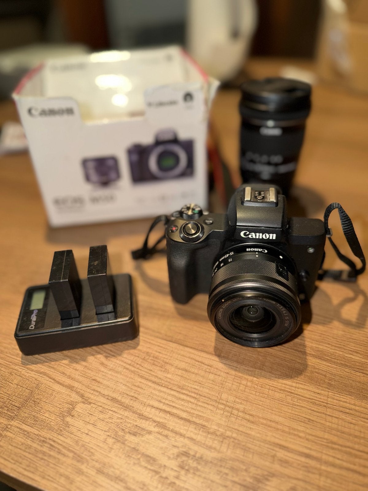 Canon EOS M50 Systeemcamera met 2 lenzen en accessoires