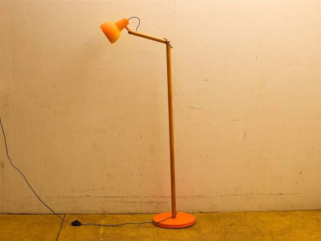 Zuiver study vloerlamp 53543, Ophalen of Verzenden, Gebruikt, Metaal, 150 tot 200 cm