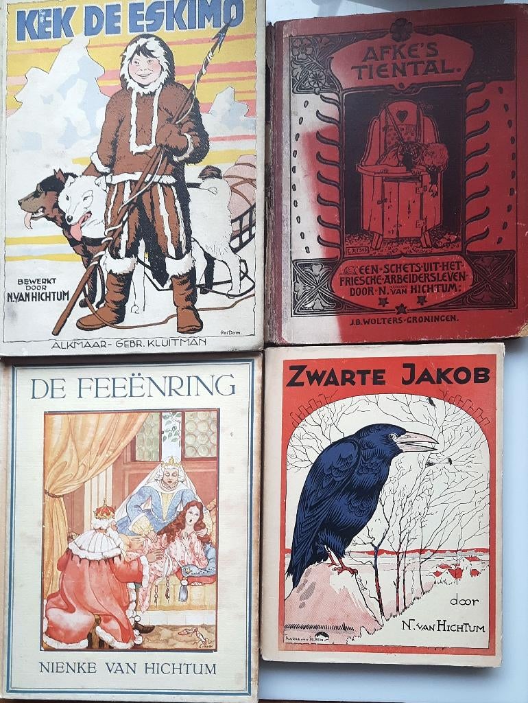 Mooi pakket Nienke van Huichtum o.a 1ed. AFKES TIENTAL !!!, Antiek en Kunst, Ophalen of Verzenden