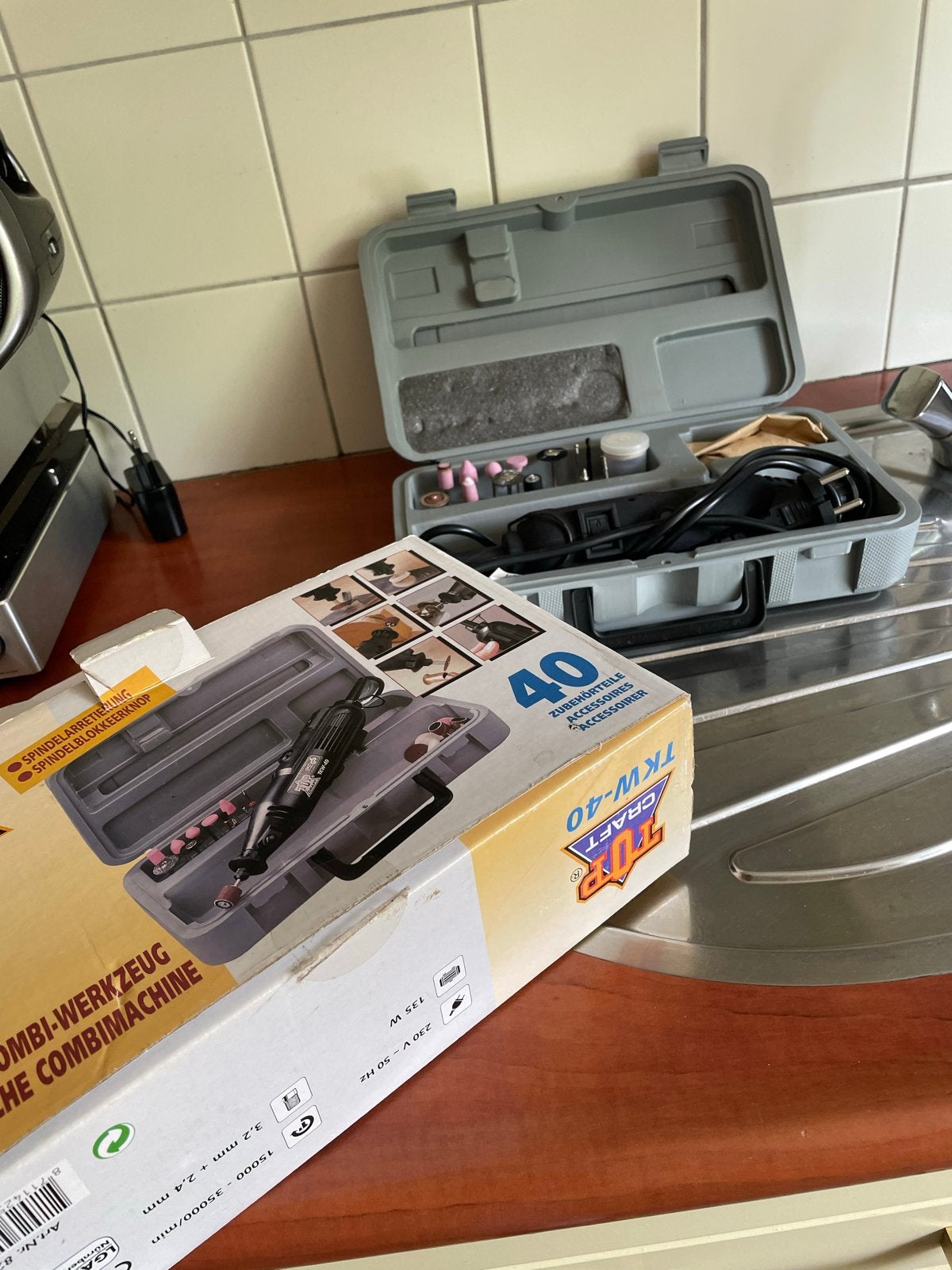 Top Craft TKW-40 Elektrische Combi-Machine met Accessoires, Ophalen, Gebruikt
