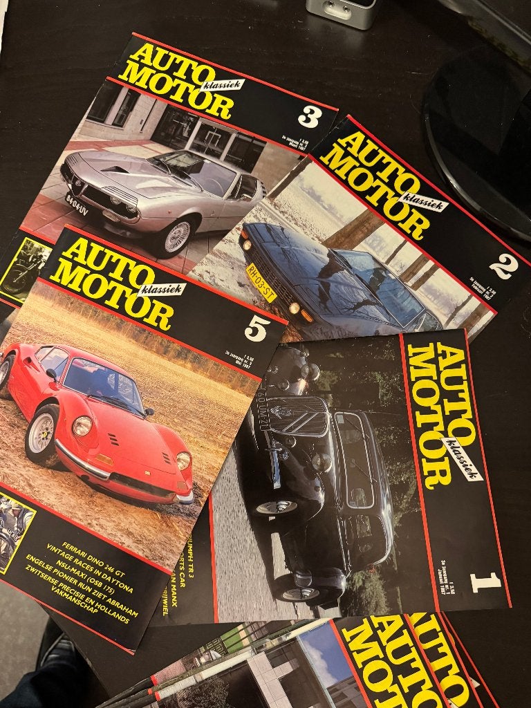 Autobladen Auto, Motor Klassiek 1983 1984, Boeken, Gelezen, Algemeen, Diverse auteurs, Ophalen of Verzenden
