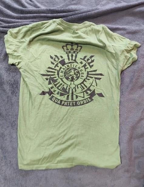 QPO Korps Mariniers T-shirt Vintage ~ maat S, Ophalen of Verzenden, Marine, Nederland, Kleding of Schoenen