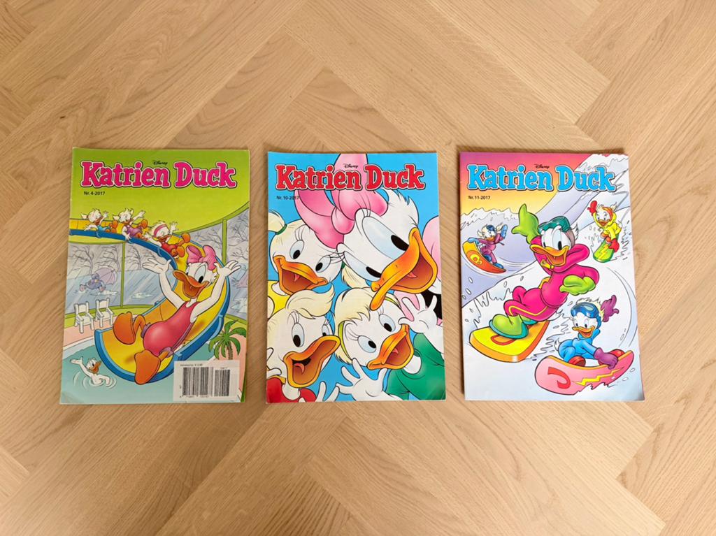 Katrien Duck 2017 nr. 4, 10 en 11 – nette staat, Meerdere stripboeken, Ophalen of Verzenden, Zo goed als nieuw
