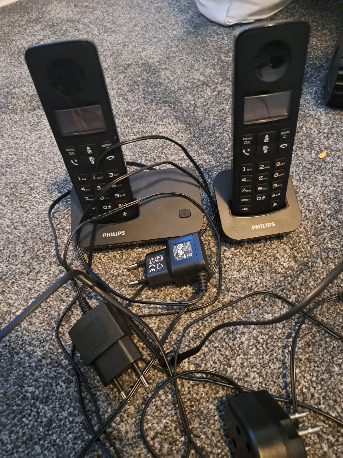 Philips Dect Telefoon Set - 2 Handsets, Telecommunicatie, Vaste telefoons | Handsets en Draadloos, Ophalen, Gebruikt, 2 handsets