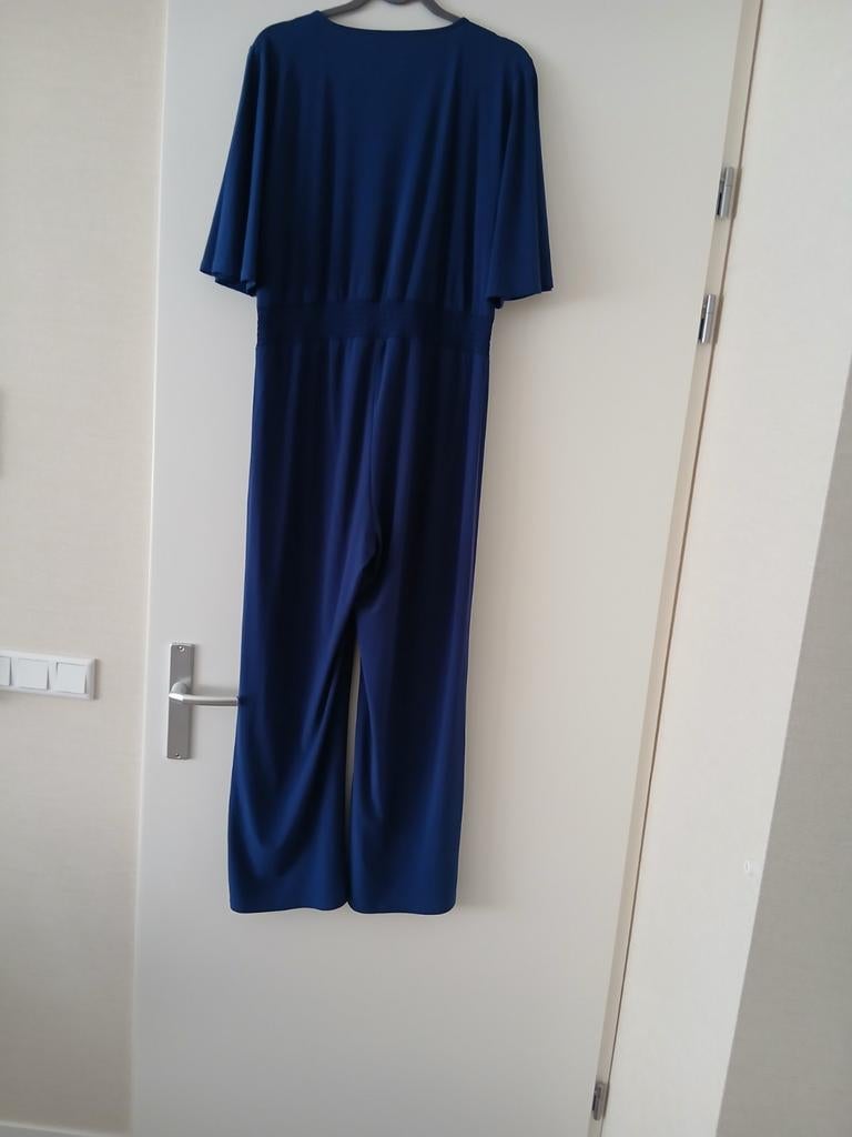 Didi travelstof jumpsuit mt 44 koningsblauw, Kleding | Dames, Jumpsuits, Ophalen of Verzenden, Zo goed als nieuw, Maat 42/44 (L)