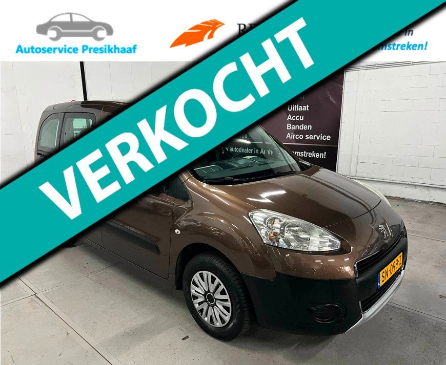 Peugeot Partner Tepee 1.6 VTi Access Rolstoelbus, Auto's, Peugeot, Voorwielaandrijving, Euro 5, 15 km/l, Gebruikt
