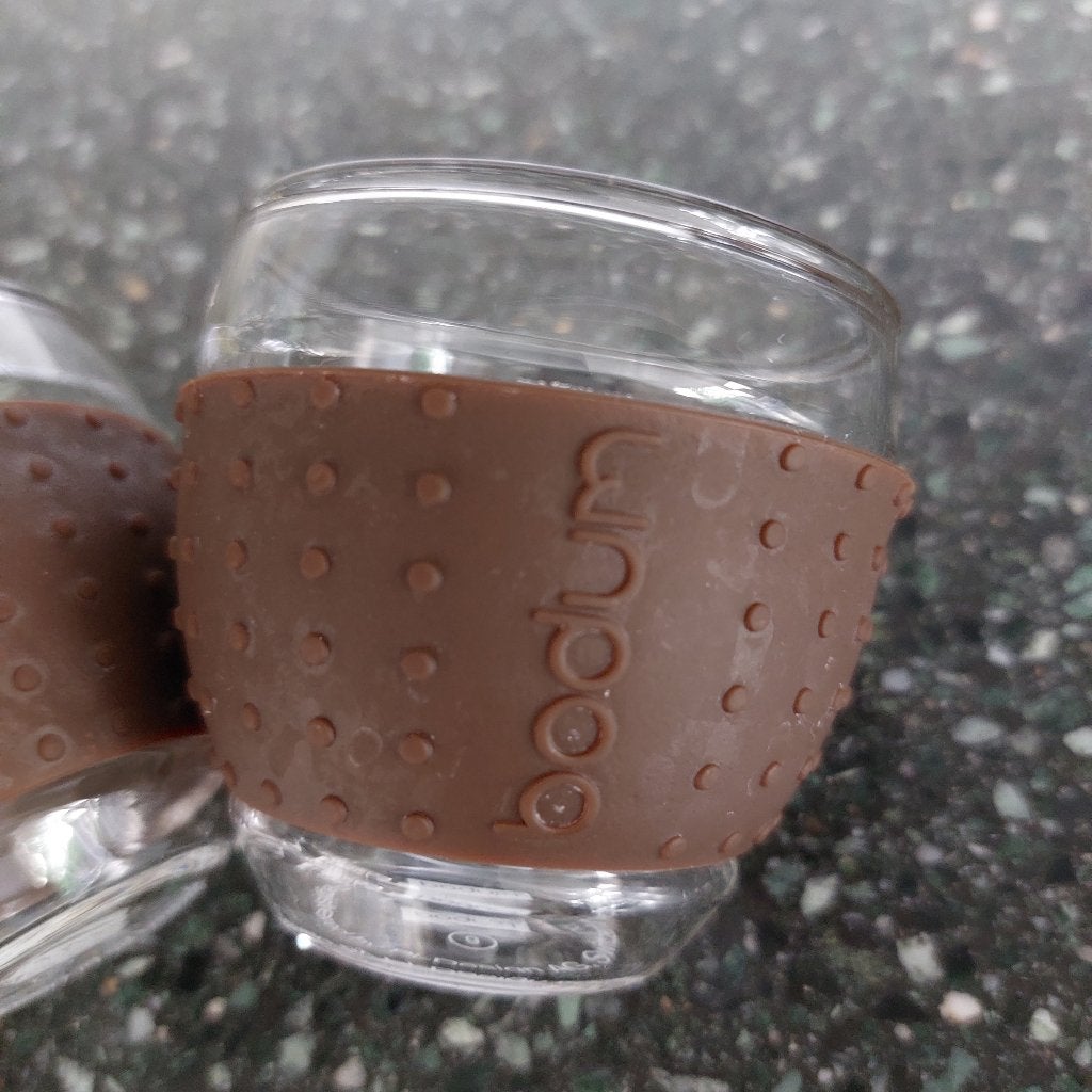 Bodum espresso glaasjes, Glas of Glazen, Ophalen of Verzenden, Overige stijlen, Glas