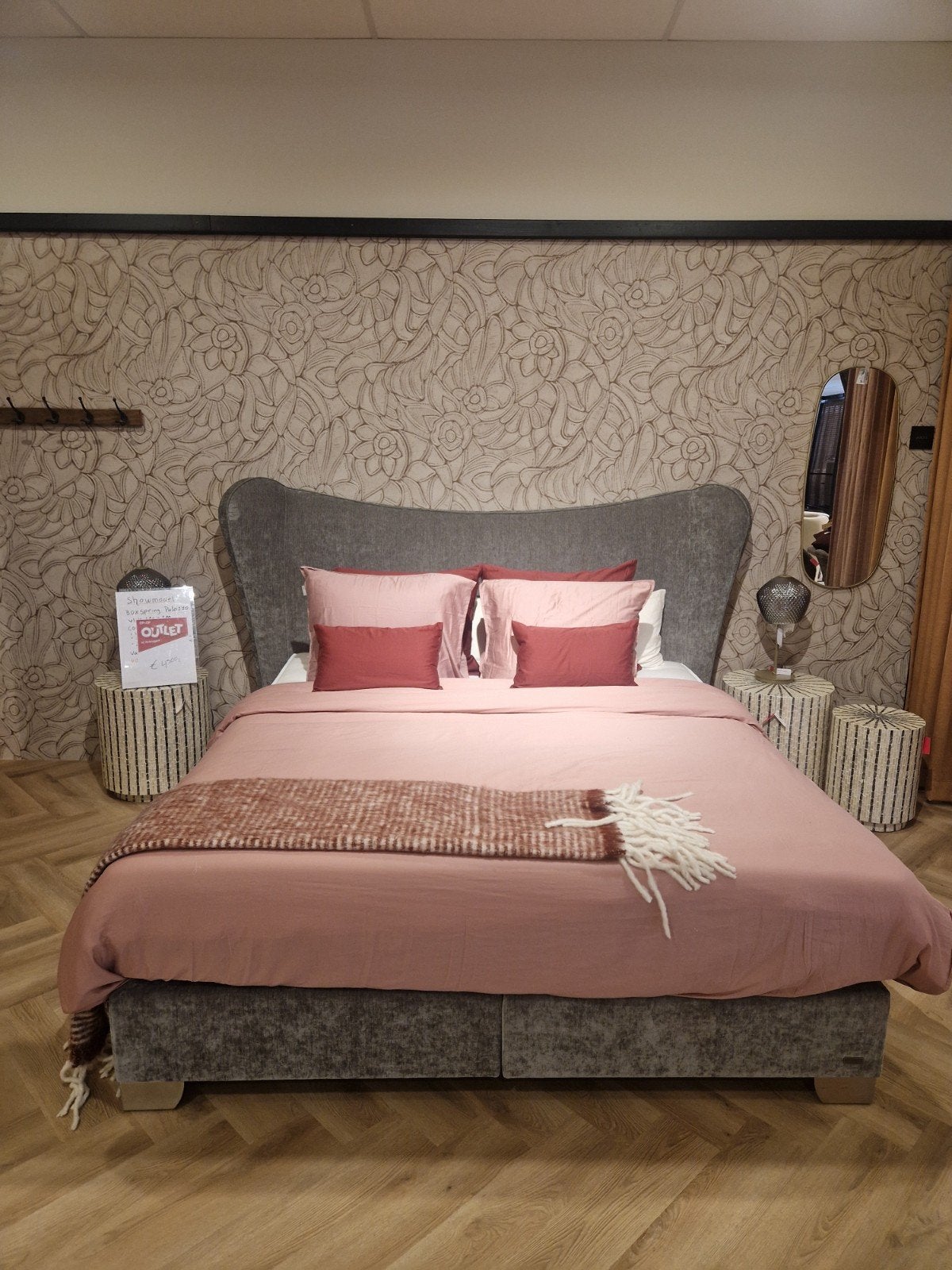 Boxspring Palazzo, Ophalen, 210 cm, 180 cm, Nieuw