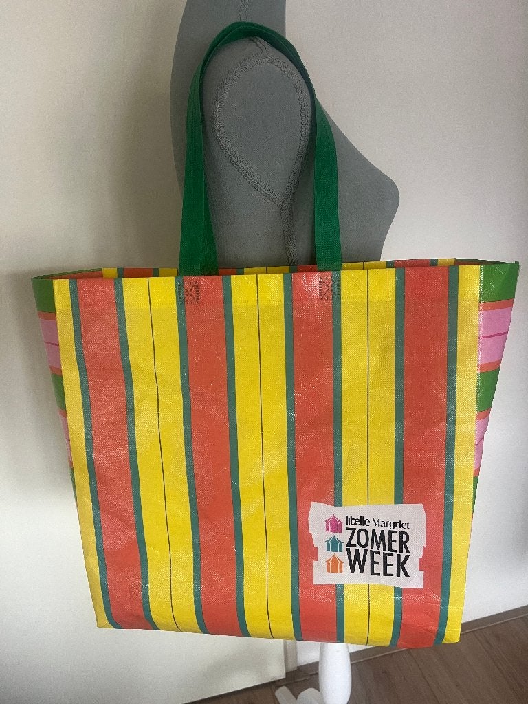 Shopper/tas - Libelle/Margriet zomerweek, Ophalen of Verzenden, Gebruikt, Overige kleuren, Shopper
