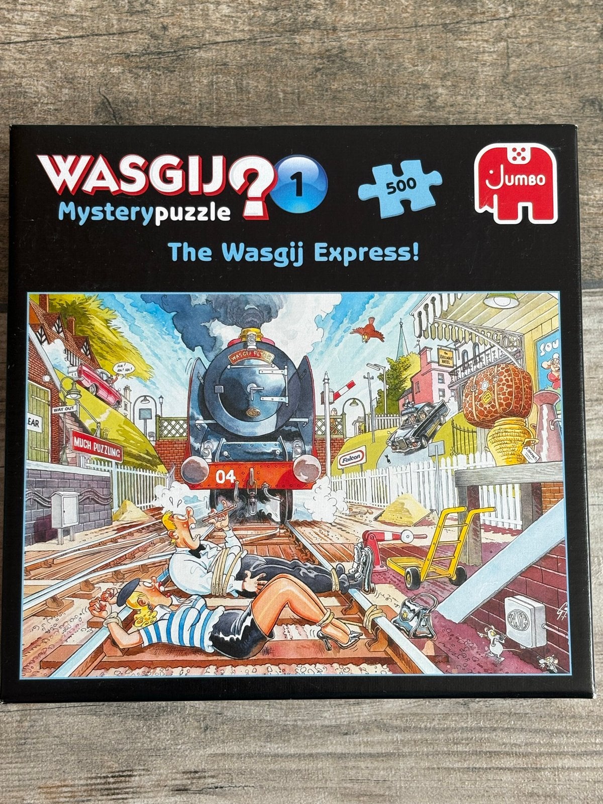 Wasgij Original 1: The Wasgij Express!, Ophalen of Verzenden, 500 t/m 1500 stukjes, Zo goed als nieuw, Legpuzzel