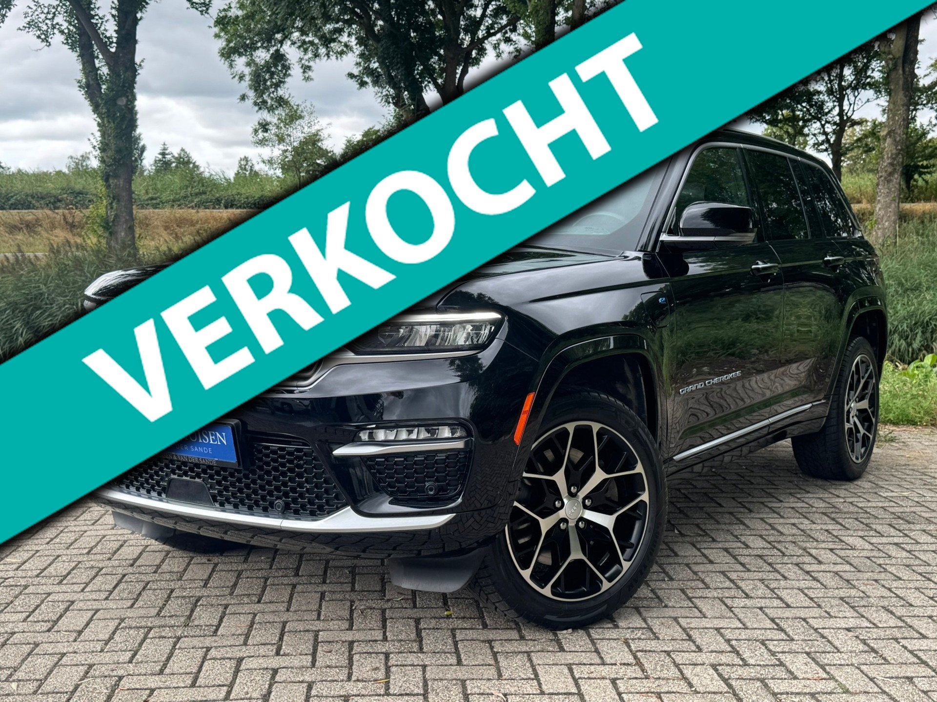 Jeep Grand Cherokee 2.0 Summit Reserve Plug in Hybirde 4xe 3, Auto's, Automaat, Dealer onderhouden, Zwart, 4 cilinders