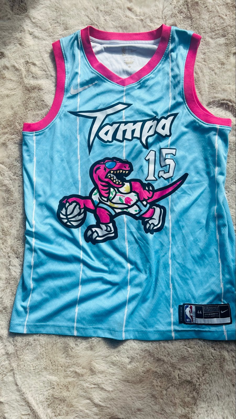 Nike Tampa Bay Raptors Basketbal Jersey Maat M, Ophalen of Verzenden, Zo goed als nieuw, Maat 48/50 (M), Blauw