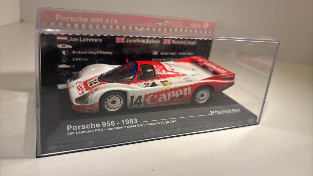Porsche 956 24h du mans 1983 atlas 1.43, Hobby en Vrije tijd, Modelauto's | 1:43, Overige merken, Auto, Ophalen of Verzenden, A