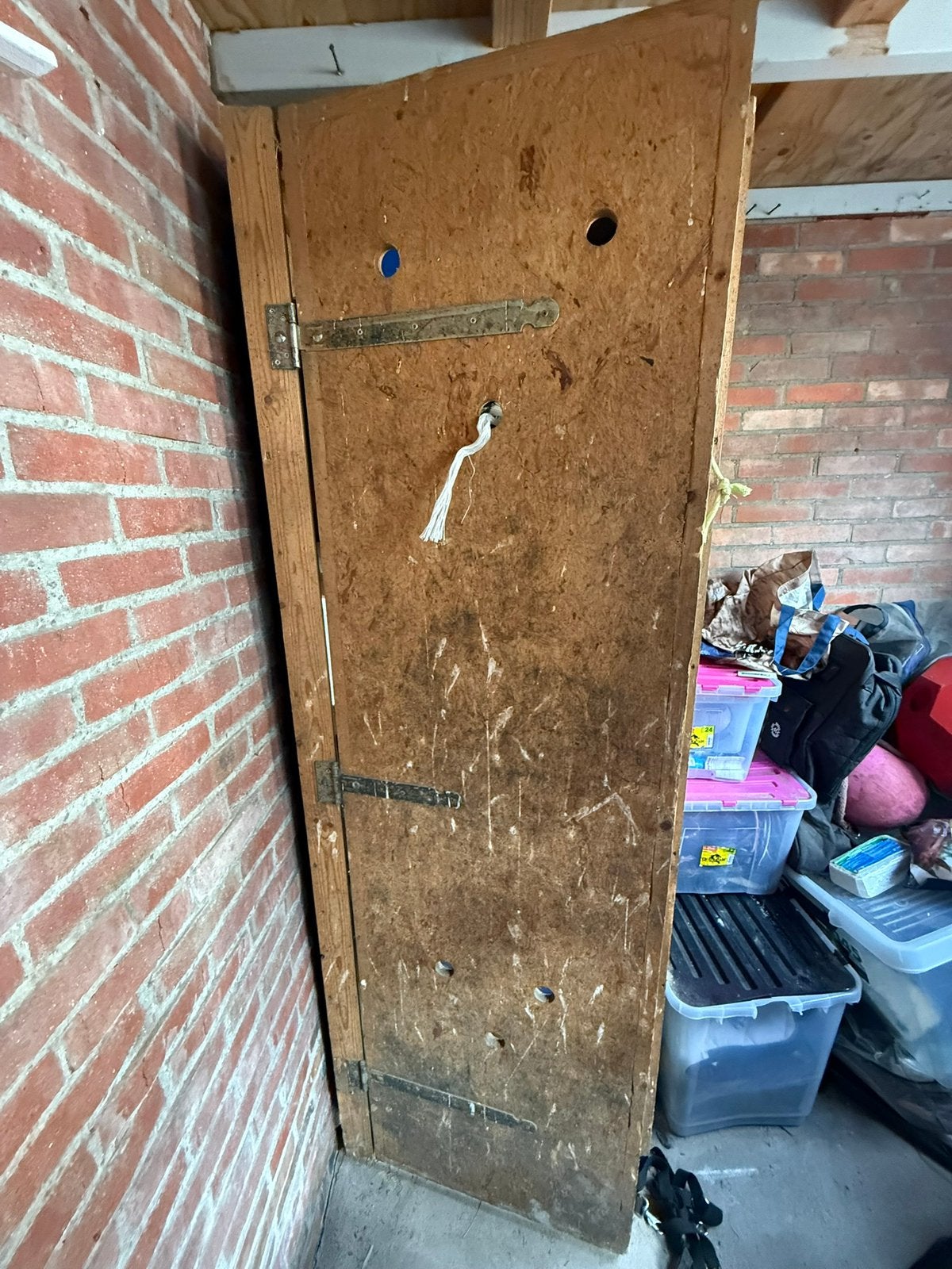 Zadelkast hout, Dieren en Toebehoren, Ophalen, Gebruikt