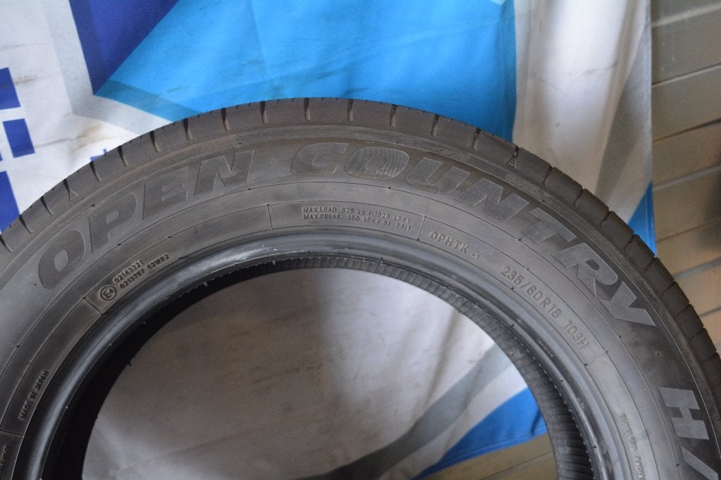 4x Nieuwe Zomerband Toyo OpenCountry  H/T 235 60 R18 (D3), 18 inch, Nieuw, Ophalen of Verzenden, 235 mm