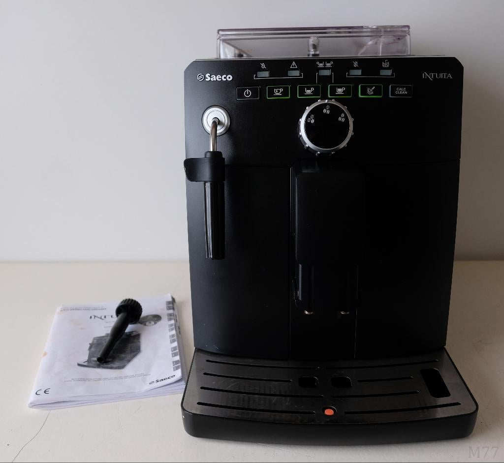 Saeco HD8750 Intuita Volautomatische Espresso Machine, Gebruikt, Espresso apparaat, 10 kopjes of meer, Afneembaar waterreservoir