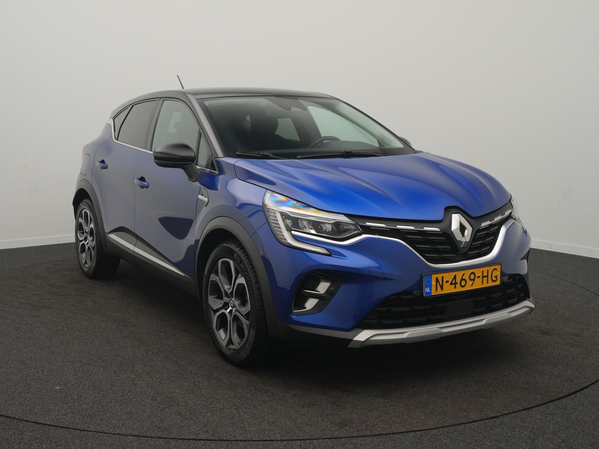 Renault Captur 1.0 TCe 90 Intens - RIJKLAARPRIJS - All Seaso, Auto's, Voorwielaandrijving, 12 maanden, Gebruikt, Blauw