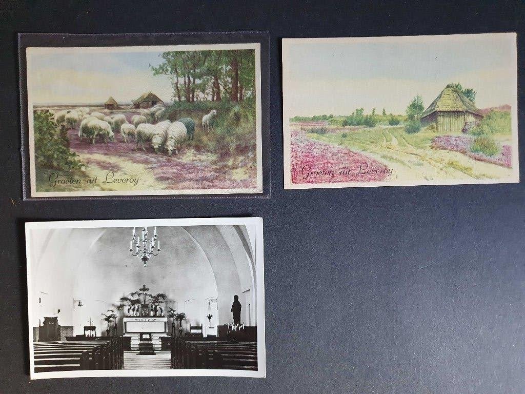 Ansicht collectie LEVEROY (3x) Schapen, Ophalen of Verzenden, Voor 1920, Limburg