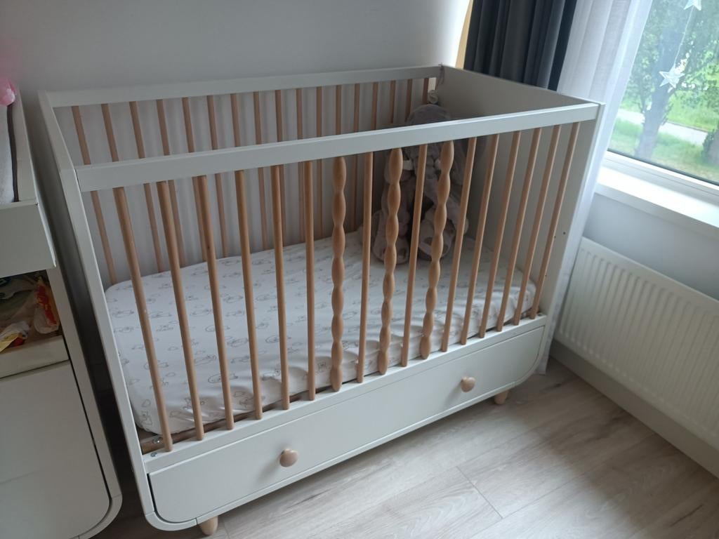 2 IKEA myllra ledikantjes, Ophalen of Verzenden, Zo goed als nieuw, Ledikant