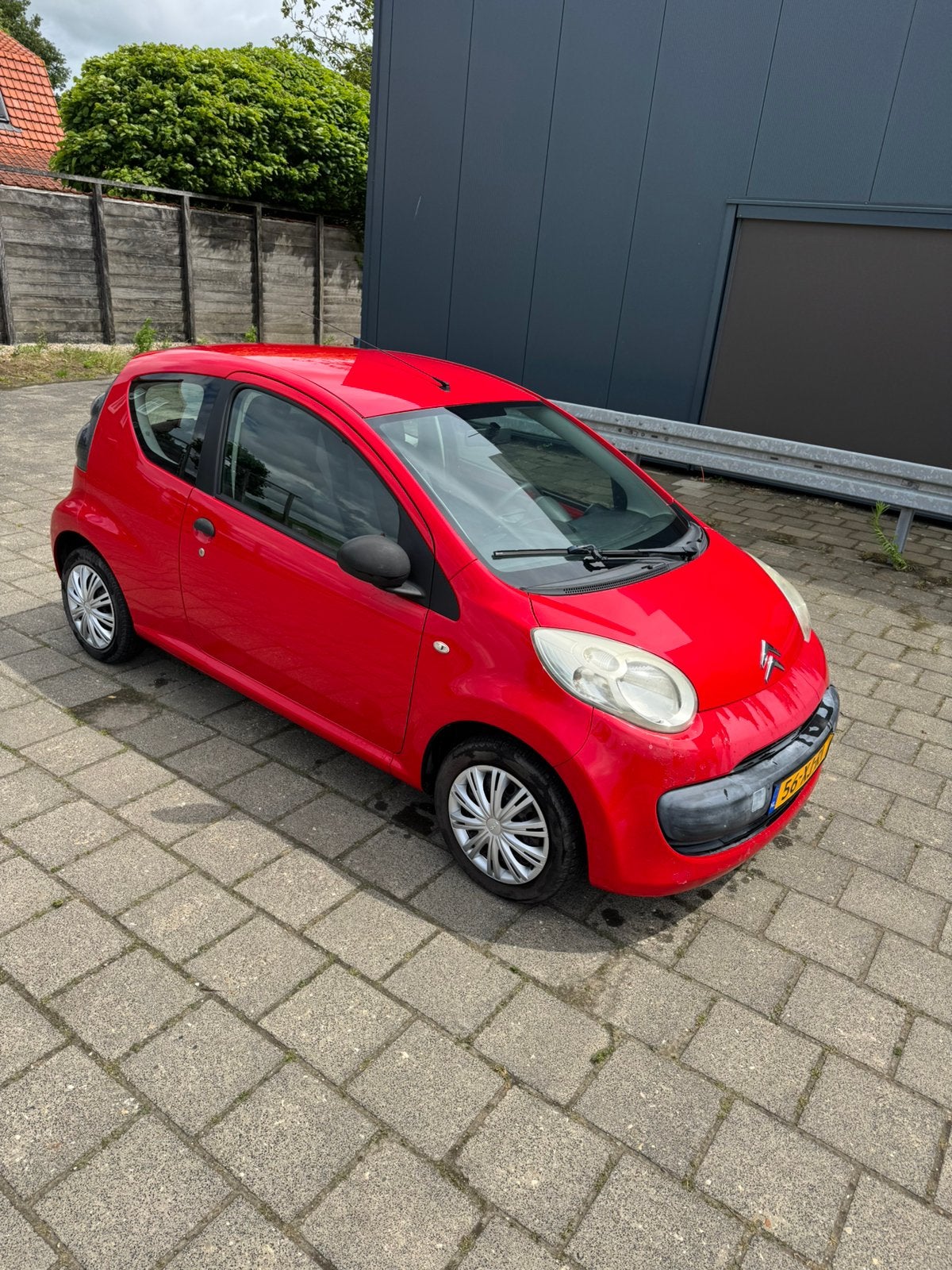 Citroën C1 1.0 3-DRS 2007 Rood NAP NWE APK DIT WEEKEND €1250, Auto's, Voorwielaandrijving, Stof, Zwart, 4 stoelen