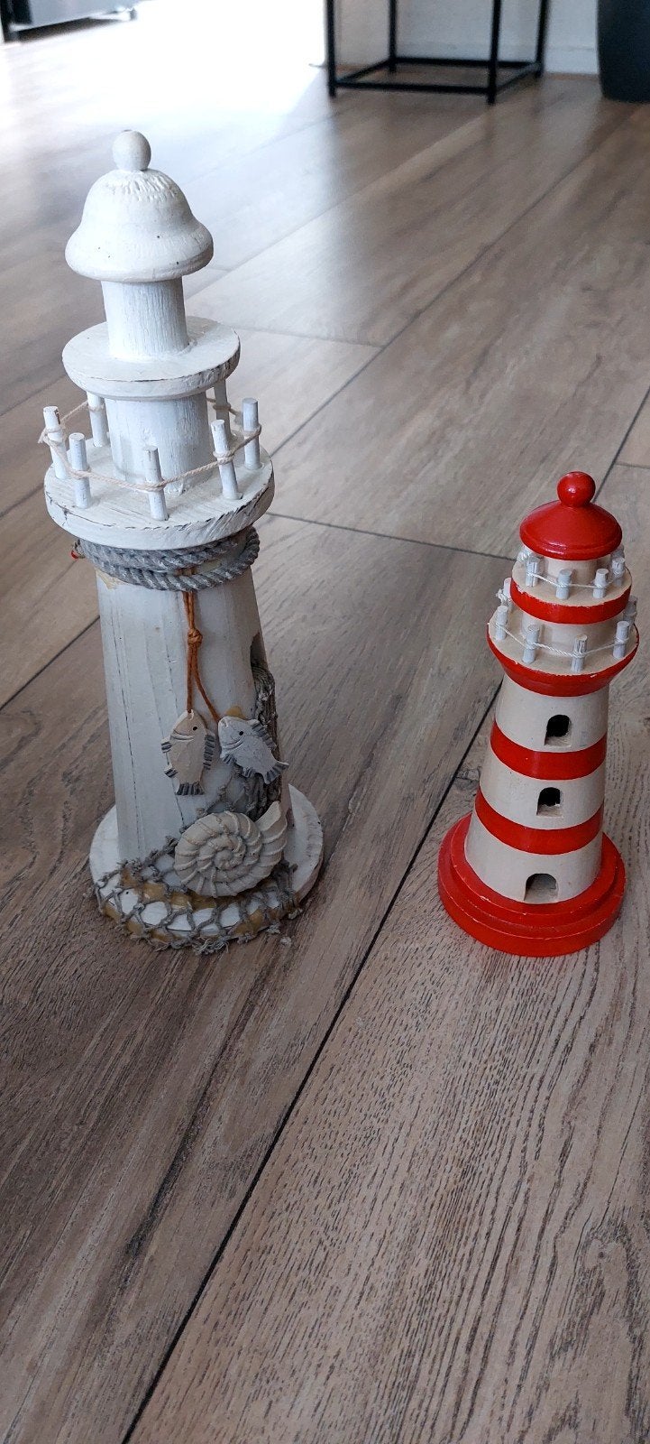houten vuurtorentjes, Ophalen