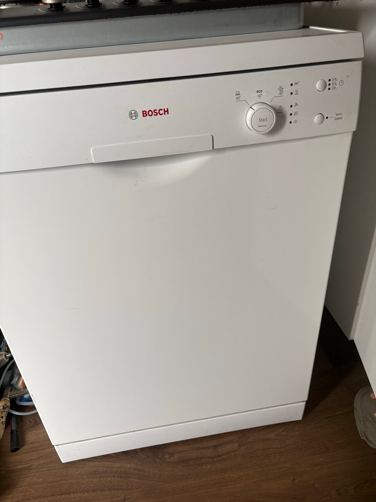 Bosch Vrijstaande Vaatwasser - Wit, Ophalen, Gebruikt, 60 cm of meer, Eco programma