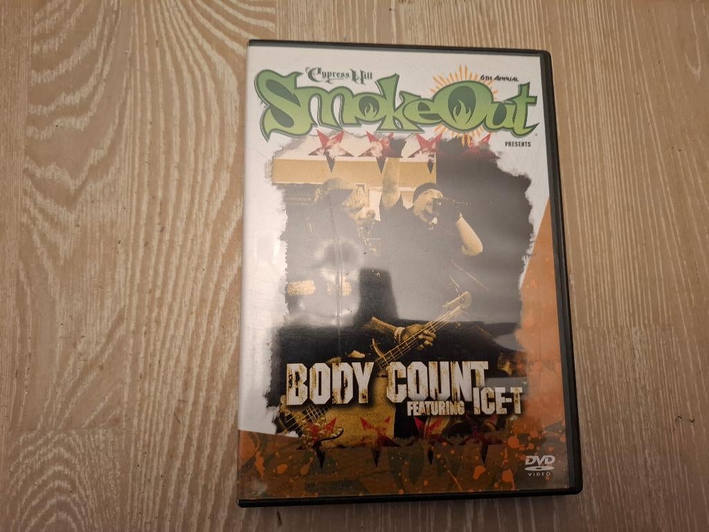 Dvd Body Count Featuring Ice-T – Smokeout Festival., Alle leeftijden, Ophalen of Verzenden, Zo goed als nieuw, Muziek en Concerten