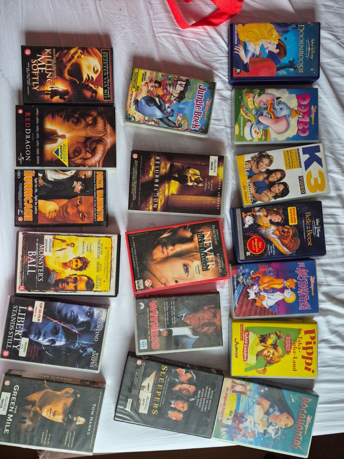 Grote collectie videobanden (VHS) - Disney, films en meer, Gebruikt, Alle leeftijden, Overige genres, Ophalen of Verzenden