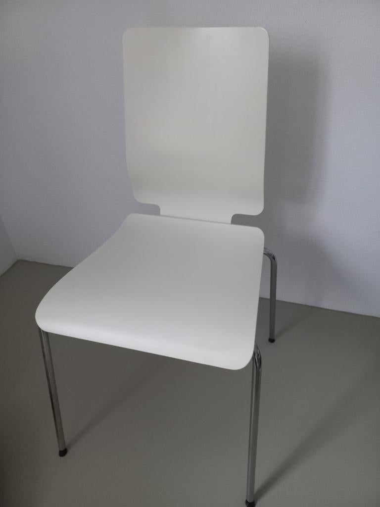 2 x ikea stoel Gilbert., Ophalen, Gebruikt, Wit