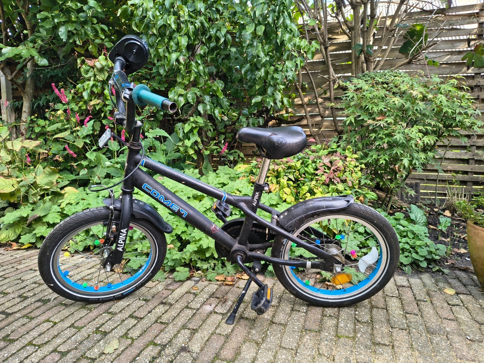 Alpina Comet 16 inch kinderfiets - Gebruikt, Fietsen en Brommers, Ophalen, Gebruikt, 16 tot 20 inch, Alpina