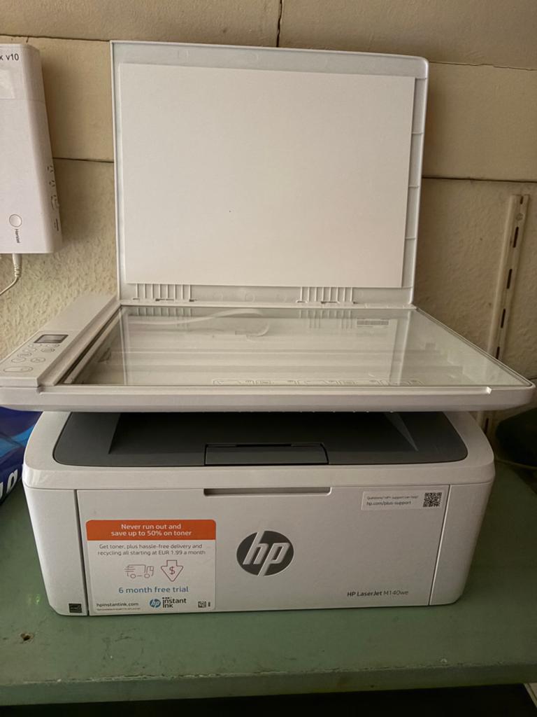 HP laserjet MFP M140we, Computers en Software, Printers, All-in-one, Ingebouwde Wi-Fi, Zo goed als nieuw, Zwart-en-wit printen