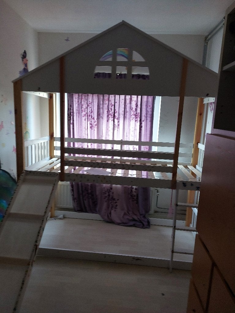 half hoogslaper te koop, Ophalen, Gebruikt, 90 cm, Eenpersoons